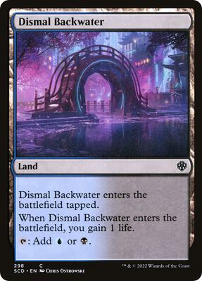 Dismal Backwater card from Starter Commander Decks