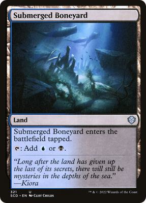 Submerged Boneyard card from Starter Commander Decks