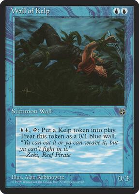 Wall of Kelp card from Homelands