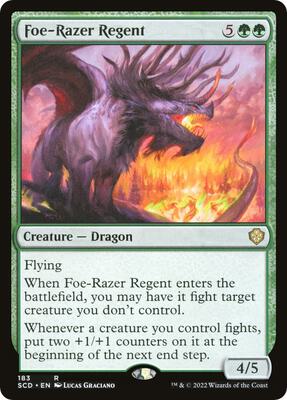 Foe-Razer Regent card from Starter Commander Decks