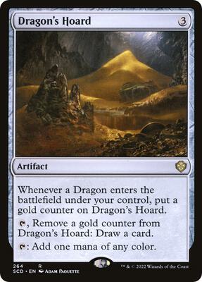 Dragon's Hoard card from Starter Commander Decks