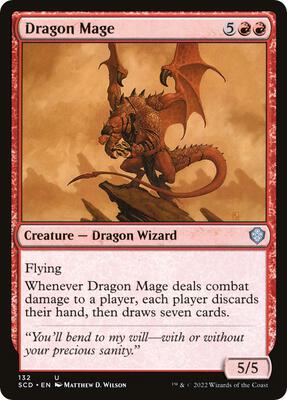 Dragon Mage card from Starter Commander Decks