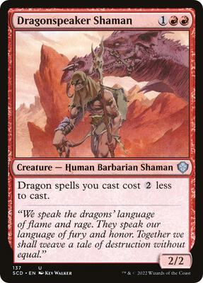 Dragonspeaker Shaman card from Starter Commander Decks
