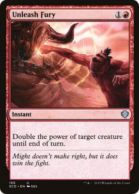 Unleash Fury card from Starter Commander Decks