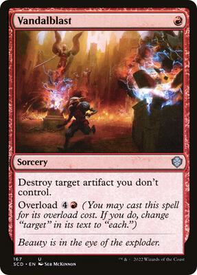 Vandalblast card from Starter Commander Decks