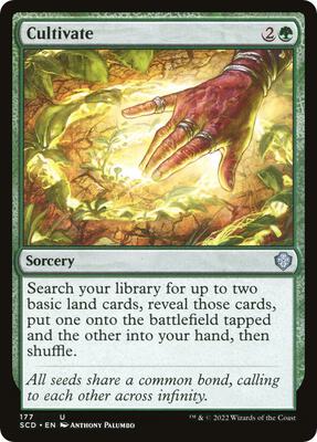 Cultivate card from Starter Commander Decks