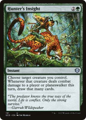 Hunter's Insight card from Starter Commander Decks
