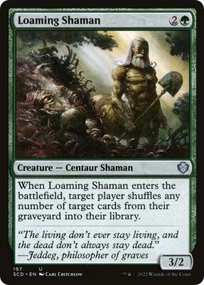 Loaming Shaman card from Starter Commander Decks