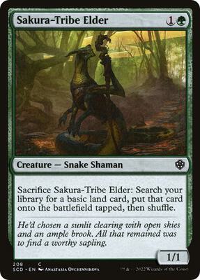 Sakura-Tribe Elder card from Starter Commander Decks