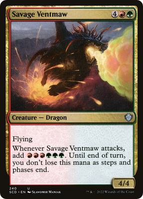 Savage Ventmaw card from Starter Commander Decks