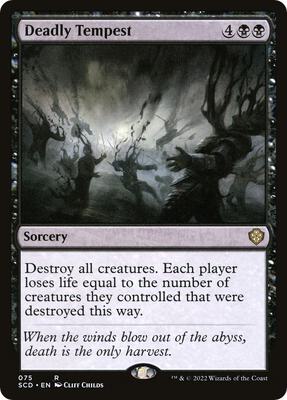 Deadly Tempest card from Starter Commander Decks