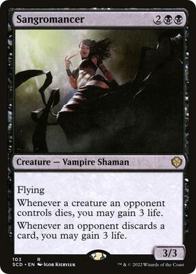 Sangromancer card from Starter Commander Decks