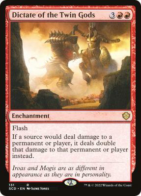 Dictate of the Twin Gods card from Starter Commander Decks