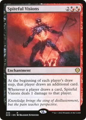 Spiteful Visions card from Starter Commander Decks