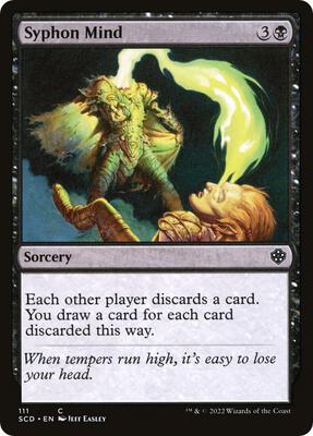 Syphon Mind card from Starter Commander Decks