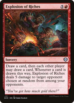 Explosion of Riches card from Starter Commander Decks