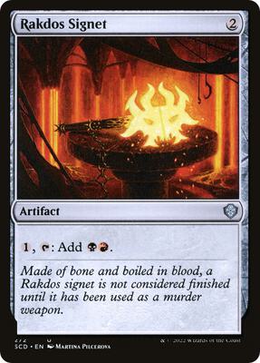 Rakdos Signet card from Starter Commander Decks