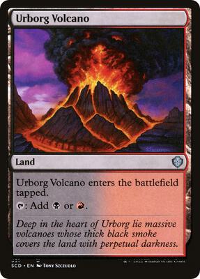 Urborg Volcano card from Starter Commander Decks