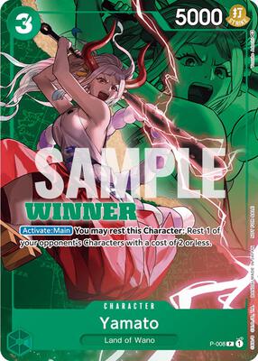 Yamato - P-008 (Winner Pack Vol. 1) card from One Piece Promotion Cards
