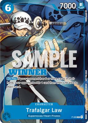 Trafalgar Law - P-009 (Winner Pack Vol. 1) card from One Piece Promotion Cards