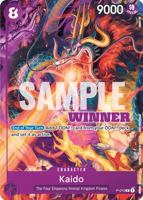 Kaido - P-010 (Winner Pack Vol. 1) card from One Piece Promotion Cards