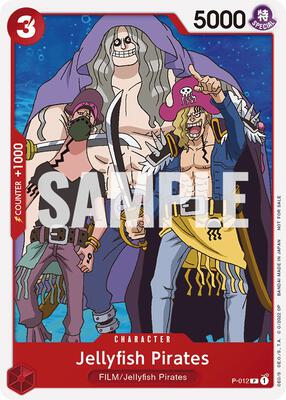 Jellyfish Pirates (One Piece Film Red) card from One Piece Promotion Cards