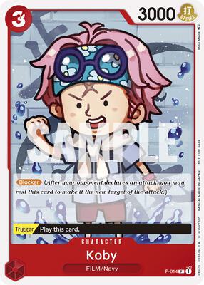 Koby (One Piece Film Red) card from One Piece Promotion Cards