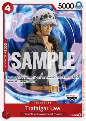 Trafalgar Law (One Piece Film Red) card from One Piece Promotion Cards
