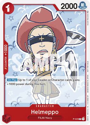 Helmeppo (One Piece Film Red) card from One Piece Promotion Cards
