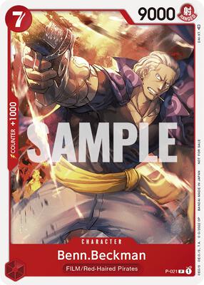 Benn.Beckman (One Piece Film Red) card from One Piece Promotion Cards