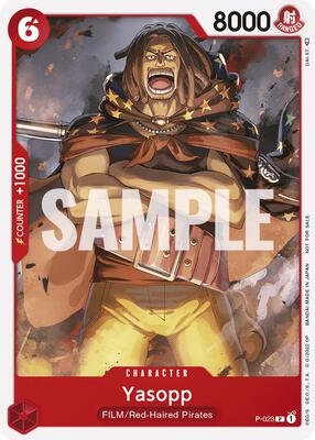 Yasopp (One Piece Film Red) card from One Piece Promotion Cards