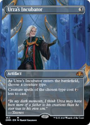 Urza's Incubator (Borderless) card from Dominaria Remastered
