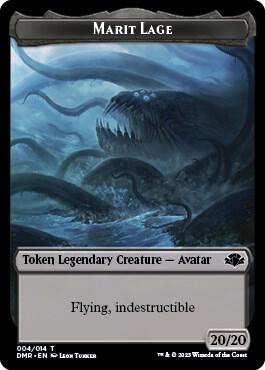 Marit Lage Token card from Dominaria Remastered