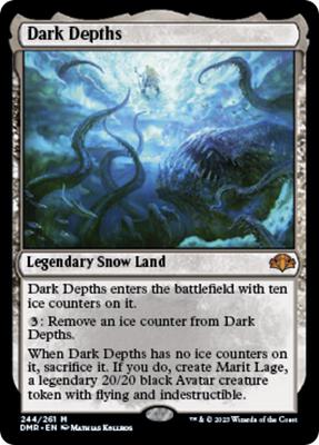 Dark Depths card from Dominaria Remastered