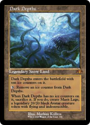 Dark Depths (Retro Frame) card from Dominaria Remastered