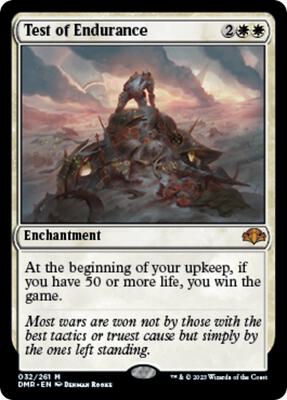 Test of Endurance card from Dominaria Remastered