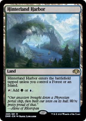 Hinterland Harbor card from Dominaria Remastered