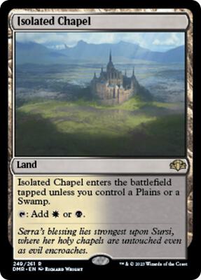 Isolated Chapel card from Dominaria Remastered