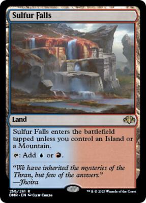 Sulfur Falls card from Dominaria Remastered
