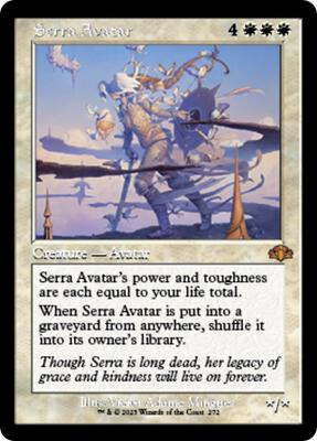 Serra Avatar (Retro Frame) card from Dominaria Remastered
