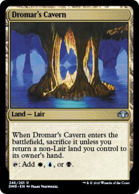 Dromar's Cavern card from Dominaria Remastered