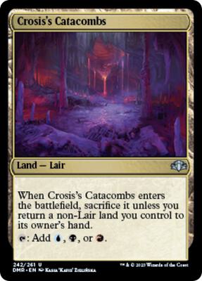 Crosis's Catacombs card from Dominaria Remastered