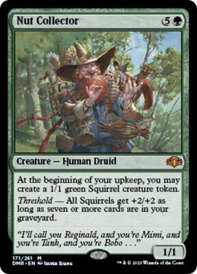 Nut Collector card from Dominaria Remastered