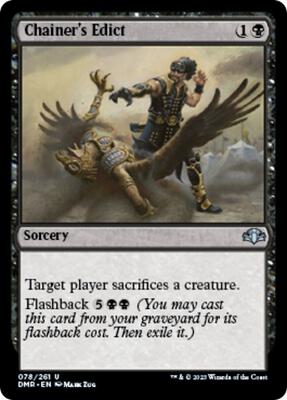 Chainer's Edict card from Dominaria Remastered