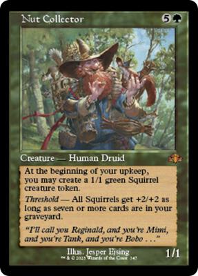 Nut Collector (Retro Frame) card from Dominaria Remastered