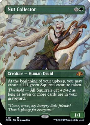 Nut Collector (Borderless) card from Dominaria Remastered