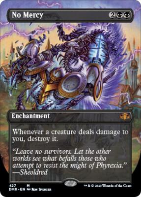No Mercy (Borderless) card from Dominaria Remastered