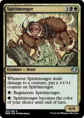 Spiritmonger card from Dominaria Remastered