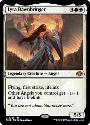 Lyra Dawnbringer card from Dominaria Remastered
