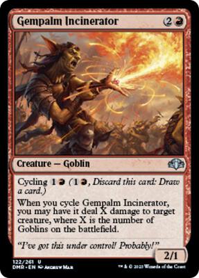 Gempalm Incinerator card from Dominaria Remastered
